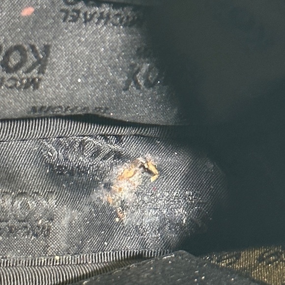 Michael Kors Black Pebbled Leather Small Fulton Crossbody Bag - Picture 14 of 15